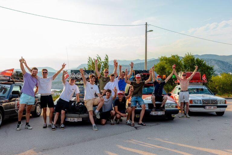 Photo de groupe en Croatie